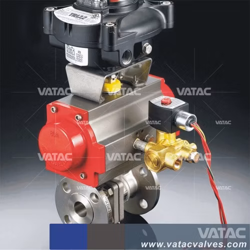 Brass, Cast Iron or Forged Stainless Steel Electric & Pneumatic Industrial Floating Ball Valve with Thread / Screw NPT or Bsp Ends